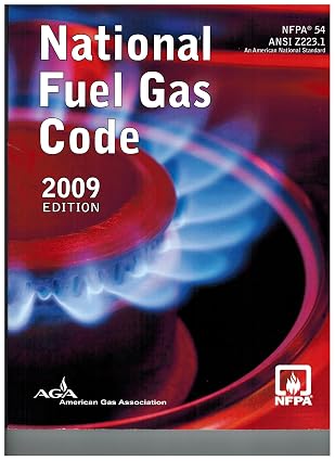 NFPA 54: National Fuel Gas Code 2009 – Official Paperback Edition NFPA